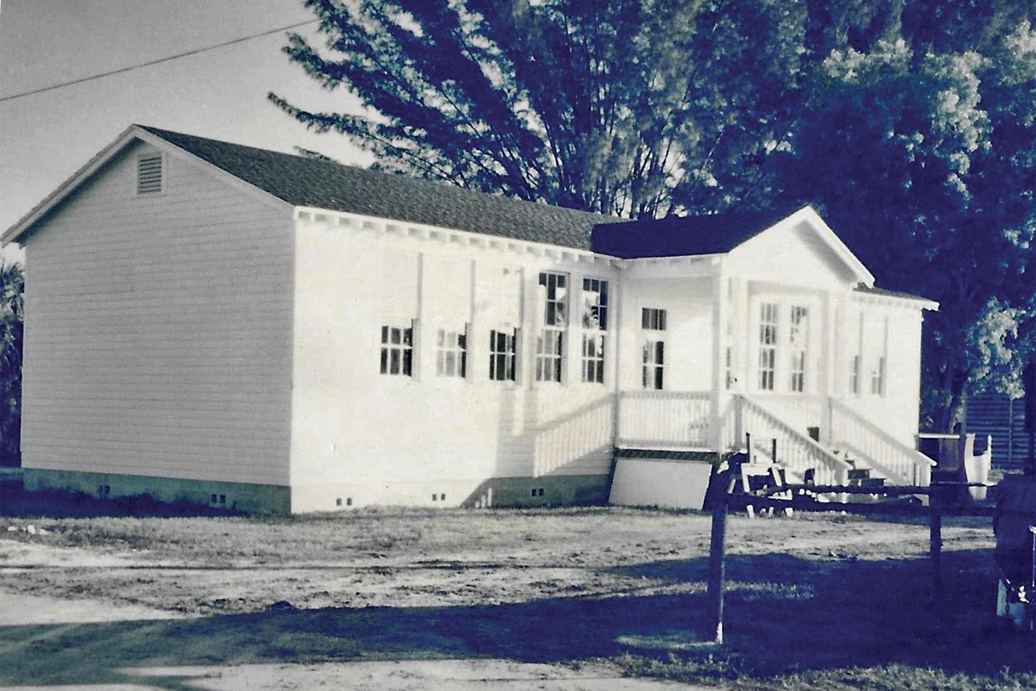 The Loxahatchee Schoolhouse will be commemorated as the first structure to arrive at Yesteryear Village in 1990.